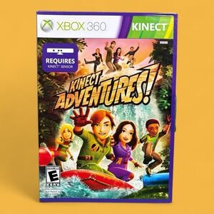 Kinect Adventures (Microsoft Xbox 360, 2010) - CIB Complete - Tested